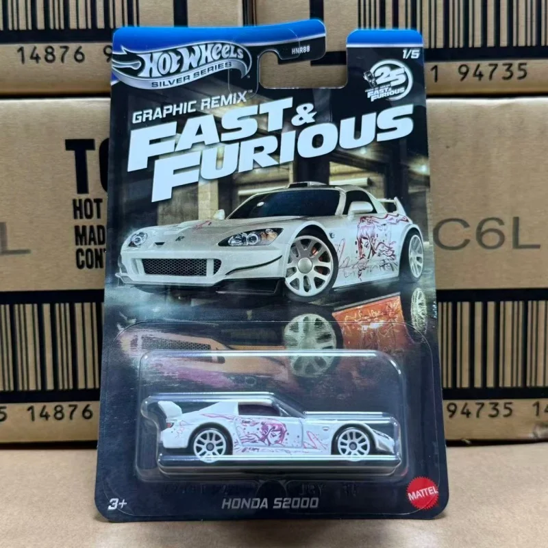 Hot WheelHNR88 مجموعة سرعة العلامة الفضية والعاطفة Mitsubishi EVO Honda S2000 مجموعة نماذج سيارة مصنوعة من خليط معدني هدية لسطح المكتب