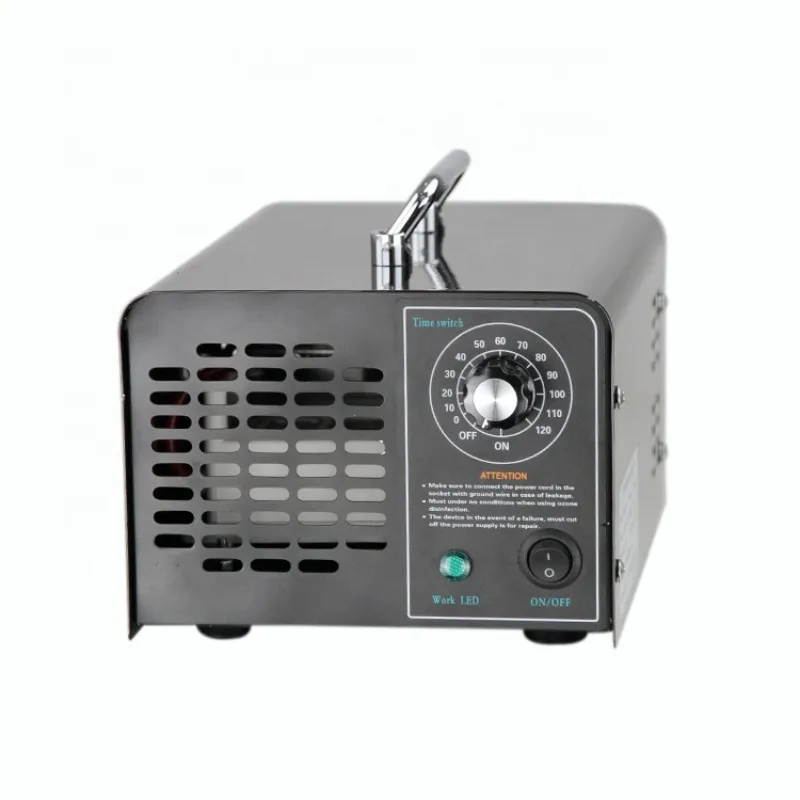 portable ozone generator with 304 stainless steel for large space disinfection and deodorization ozone generator