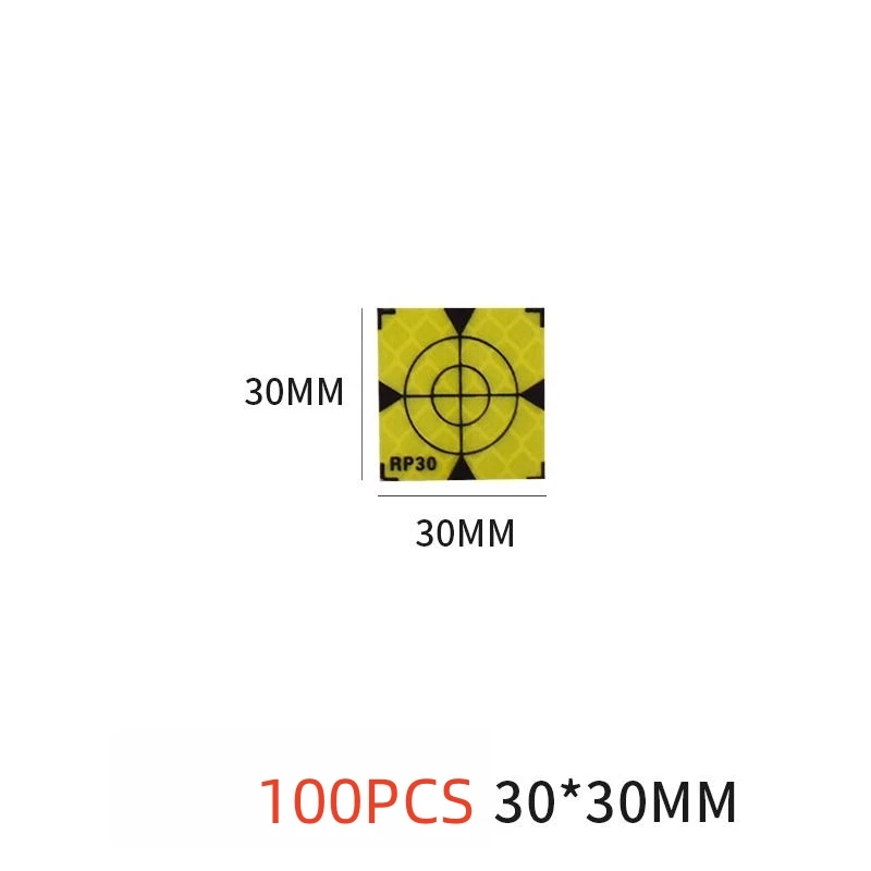 Imagem -04 - Etiqueta Triangular Verde para Construção 100 Pcs Tamanho 60 20 30 40 50 mm