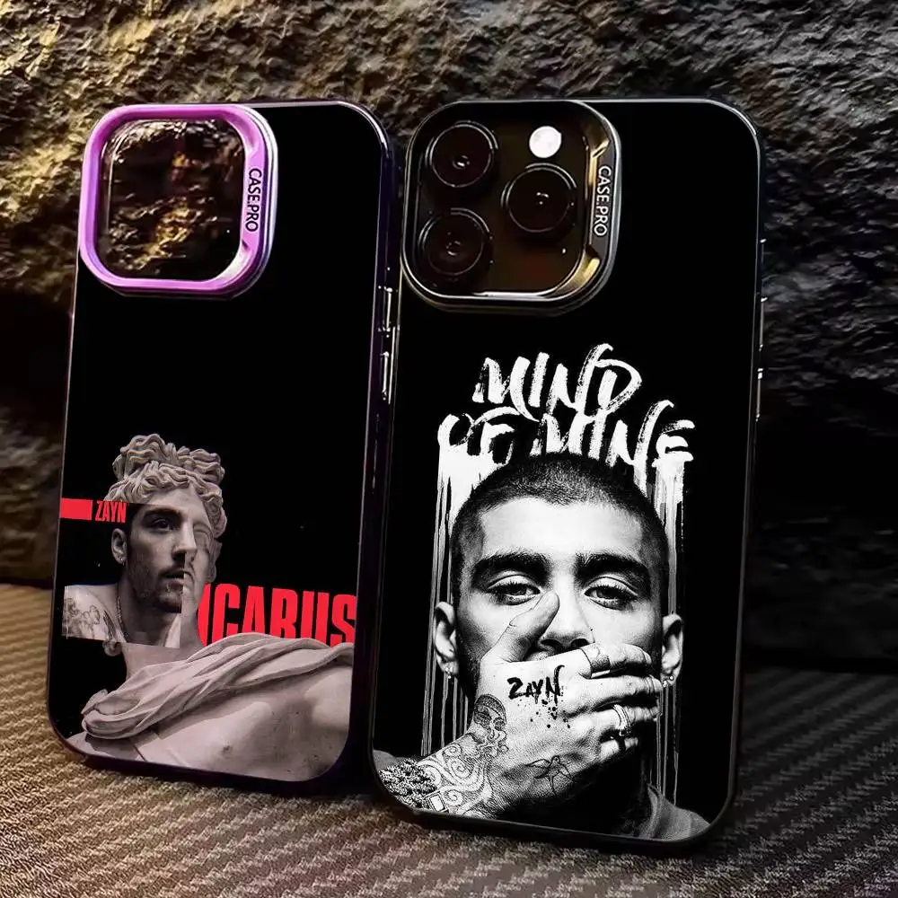 

Z-Zayn M-Malik Room Under the Stairs Phone Case For iPhone 17,16,15,14,13,12,11 Plus,Pro Max,Colored Silver Phone Case