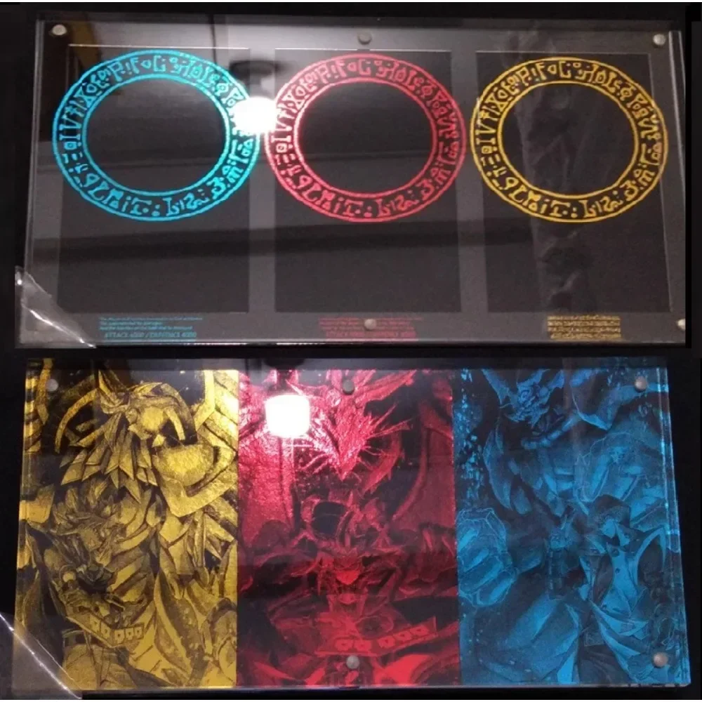 Yu-Gi-Oh Egyptian God Exclusive Three Frames Acrylic Card Brick PGB1 PGR GMR Card Not Included