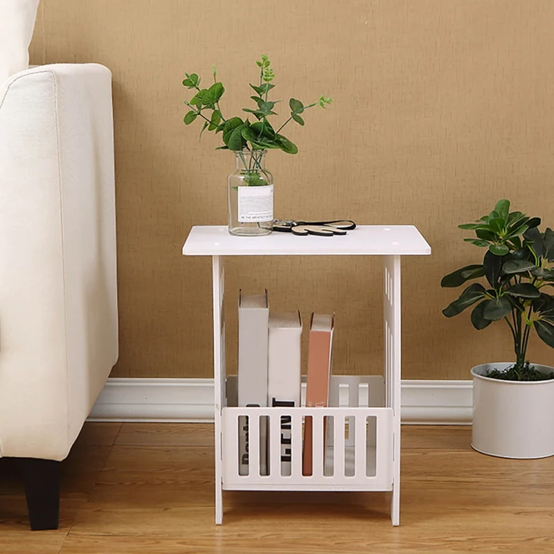 Nordic Modern Style Coffee Book Table Bedside Table Mini Bedside Tea Table Home Furniture Storage Night Table