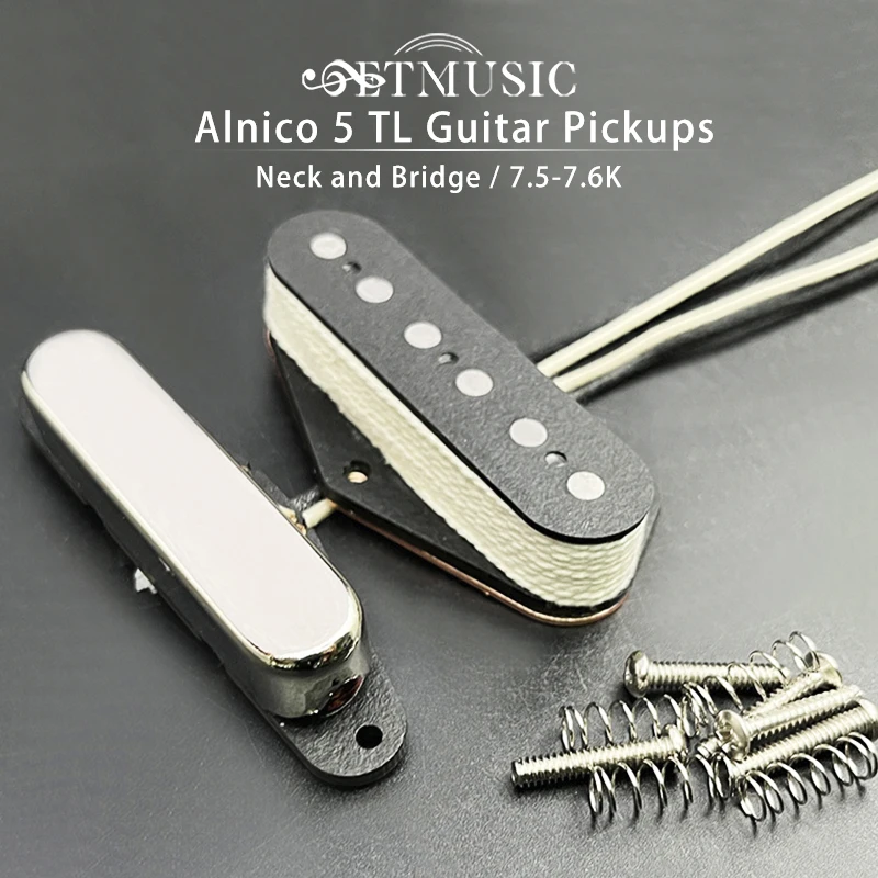 

Alnico 5 TL Guitar Pickup Neck and Bridge Set for TL Electric Guitar Parts