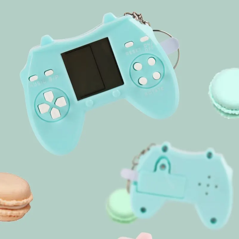 Mini Handheld Game Console com Chaveiro, Game Console Retro Portátil, 1 PC