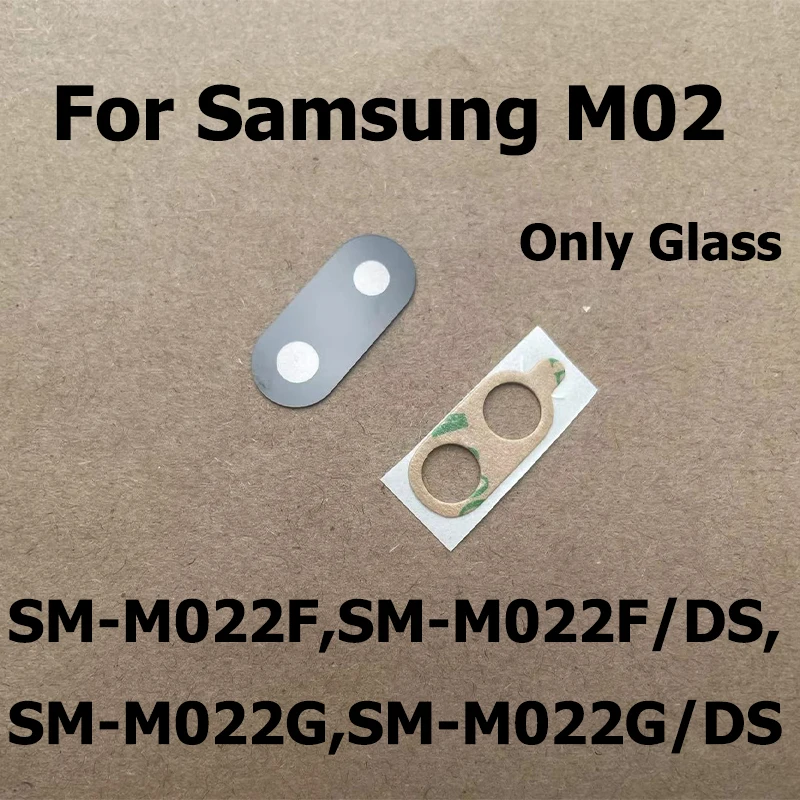 

For Samsung Galaxy M02 Phone Housing Rear Back Camera Glass Lens Cover With Glue Adhesive