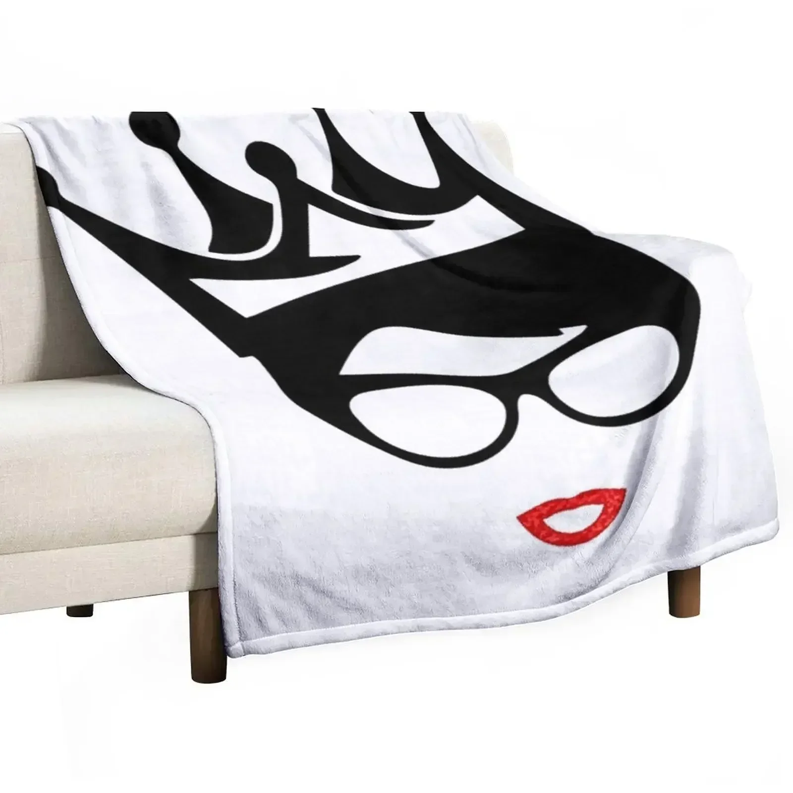 queen lady Throw Blanket Retros Blankets For Sofas Picnic Blankets