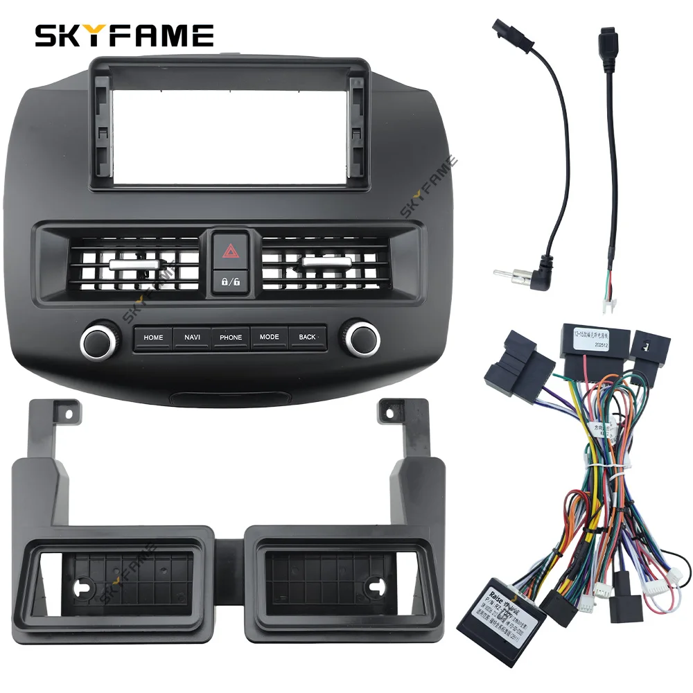 SKYFAME Car 12.3 Inch Frame Fascia Adapter Canbus Box Decoder Android Radio Dash Fitting Panel Kit For Ford Focus MK3