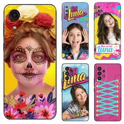 Soy Luna Girl Argentina Black Tpu Case For Samsung Galaxy A03 SM-A035 A03 Core A03S A13 A23 LTE A33 A53 A73 4G 5G