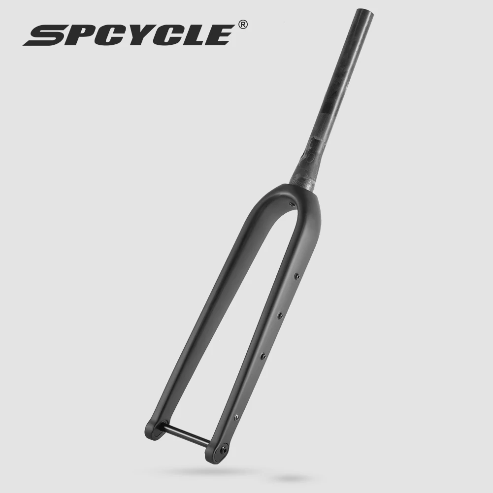 

Полный внутренний трос Spcycle G068 Карбоновая гравийная велосипедная вилка Дисковый тормоз Макс. шина 700x55C