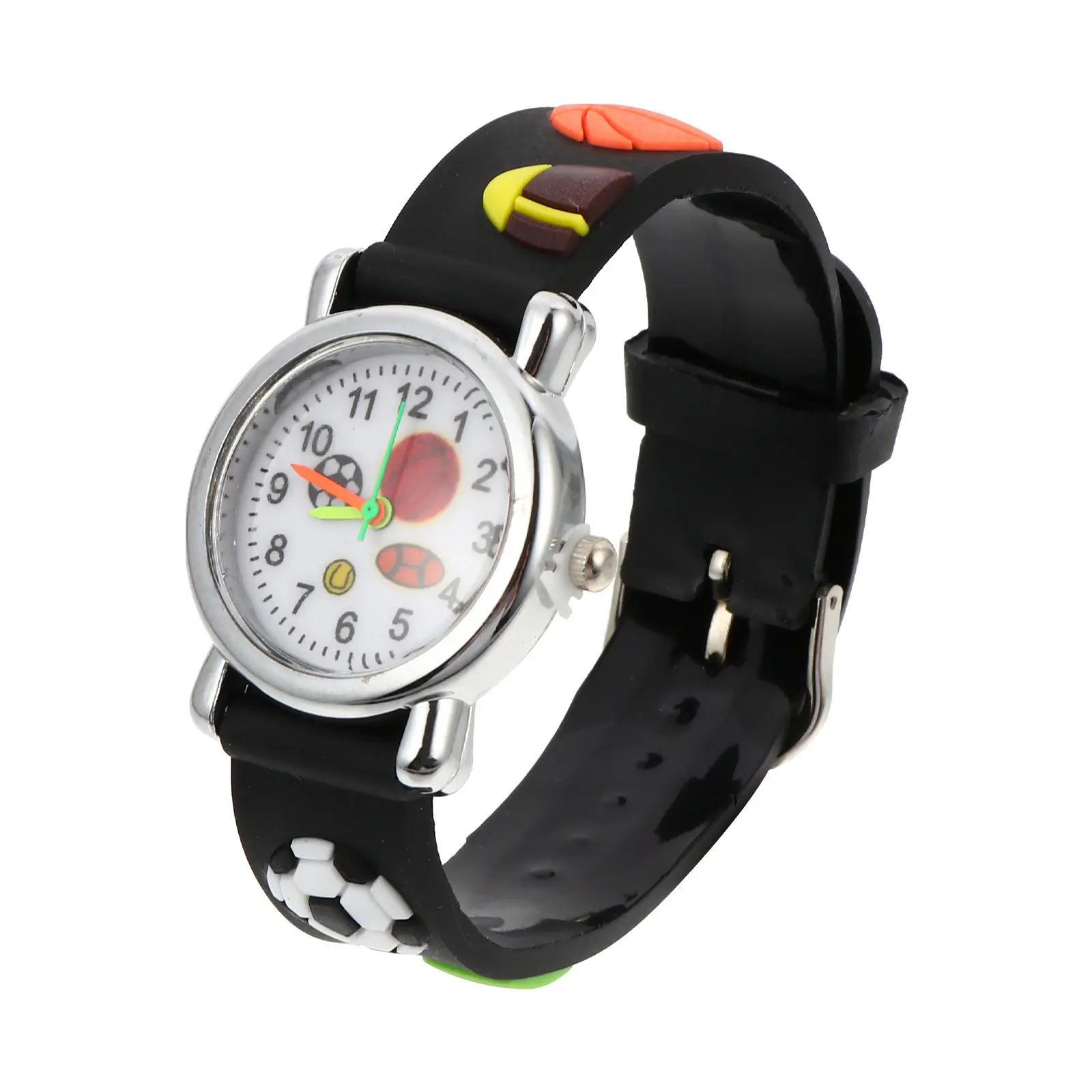 

Кварцевые часы с 3D-мультяшным рисунком на ремешке, удобные в носке, с четким отображением времени, наручные часы для подарка на день рождения