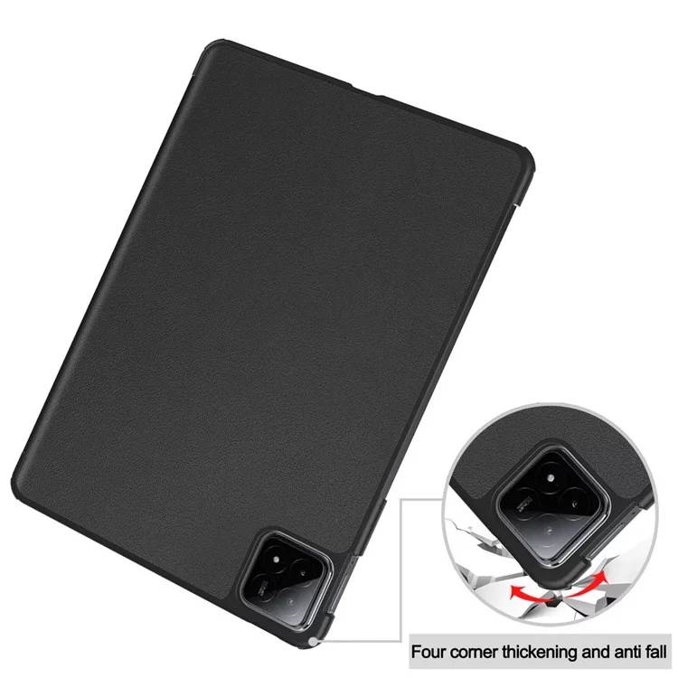 Flip-Hülle für Xiaomi Pad 6s Pro 12,4 Zoll mit Dreifach-Faltständer, Auto-Wach-/Schlaf-Funktion, Stoßfeste PU-Leder-Abdeckung – Detail 5