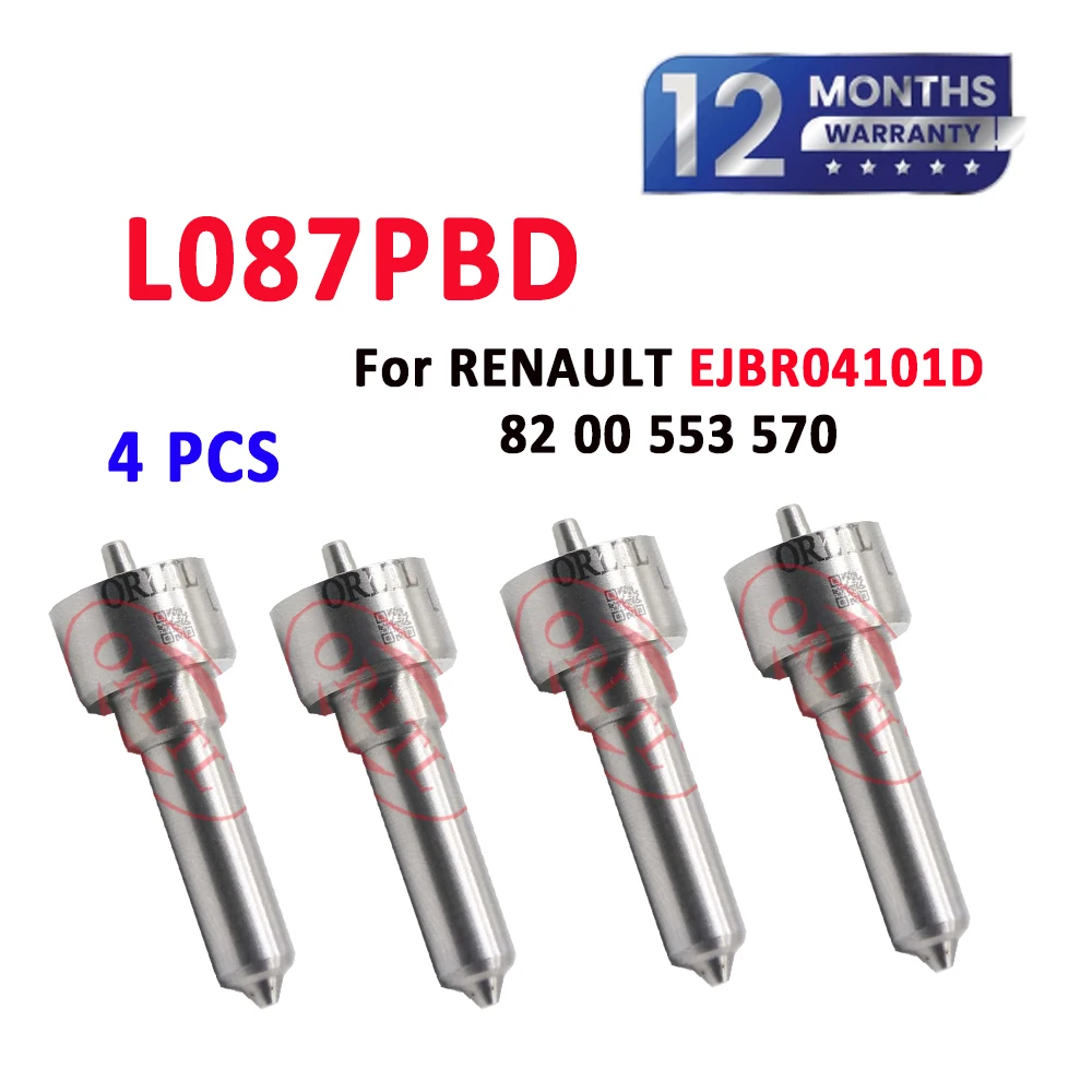 Насадка ORLTL L087PBD L 087 ДИЗЕЛЬНЫЙ ИНЖЕКТОР L087PRD ДЛЯ RENAULT EJBR01701Z EJBR04101D EJBR01401Z EJBR01201Z EJBR02101Z 8200553570