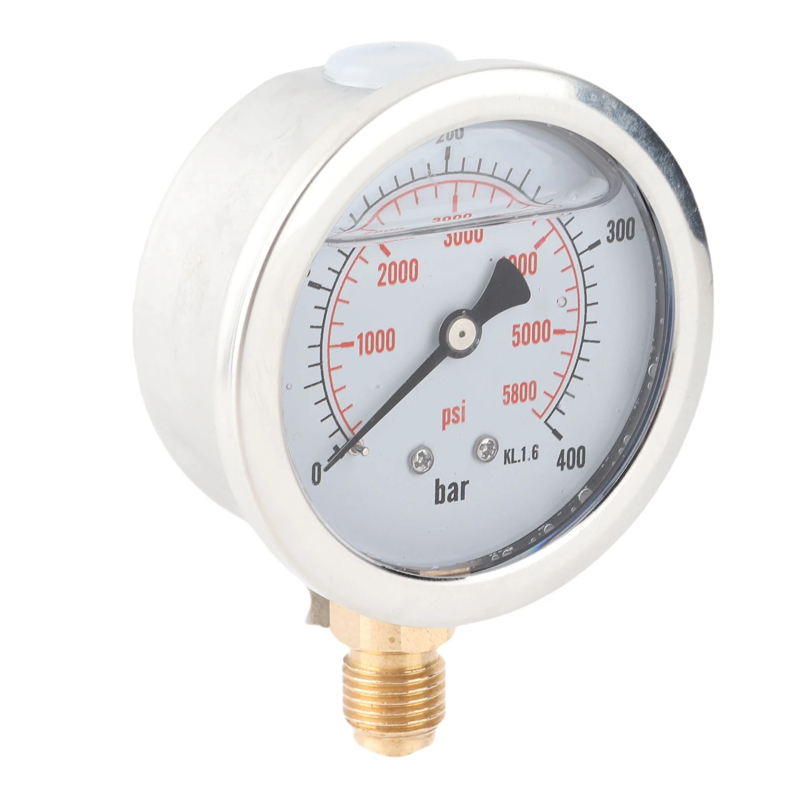 0-400BAR 0-5800PSI G1/4 68mm Hydraulik-Manometer, Hydraulikdruckmessgerät, Druckmesswerkzeug