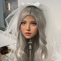 Professional TPE Mannequin Head (M16 Interface) - Ideal for Hairdressing and Makeup Practice, High-Quality TPE Material, 