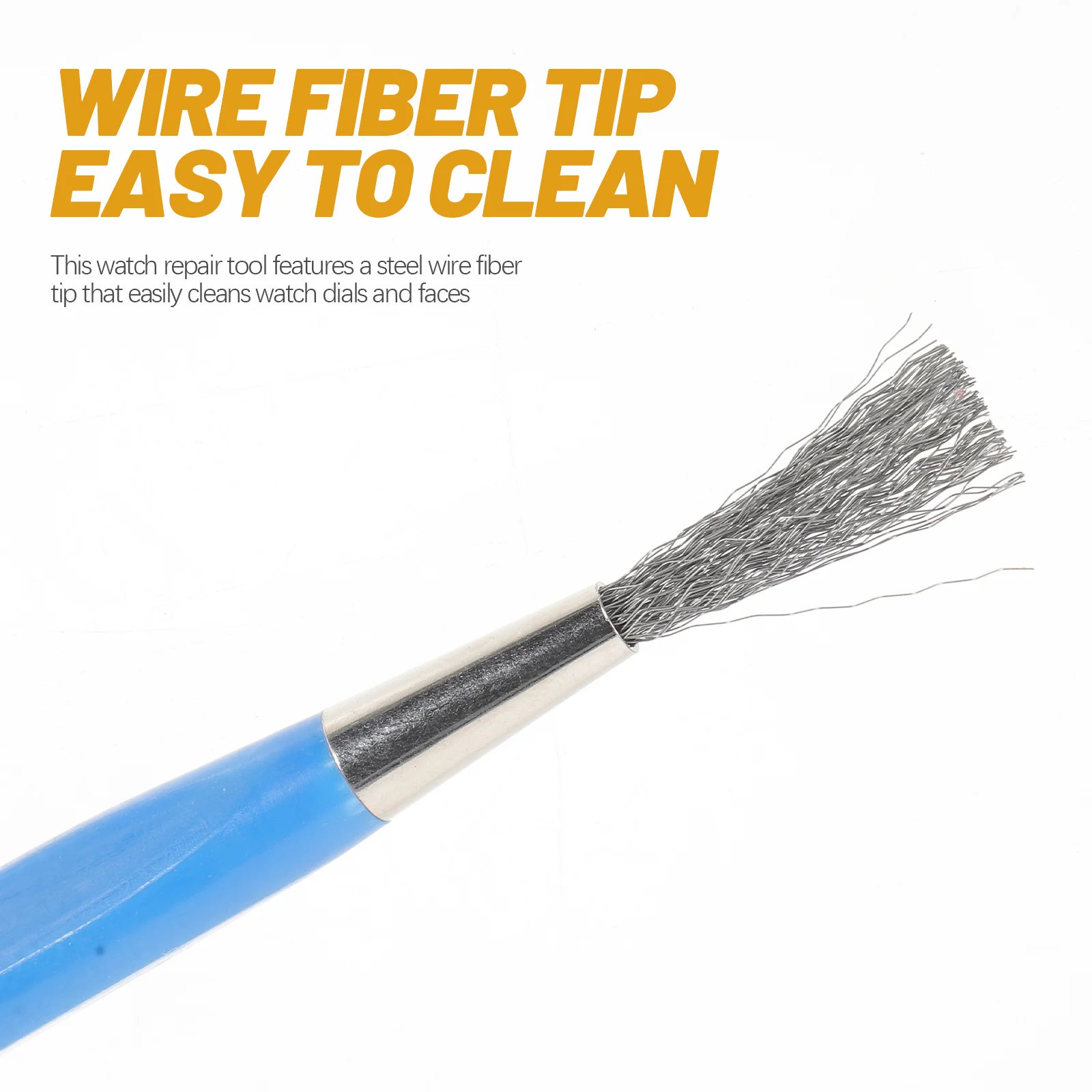 

Steel Bristles Scratch Brush Pen Precision Sanding Tool for Watch Jewelry Coin Cleaning Repair