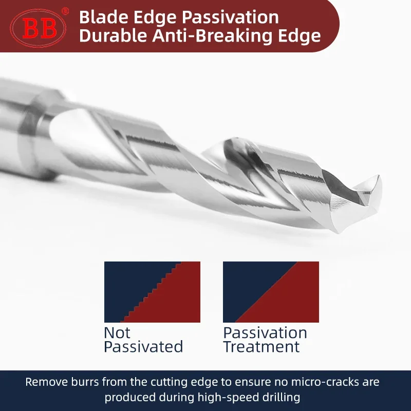 BB 3xD 5.46-6.18 مثقاب كربيد صلب برو بت ثقب الحفر قطع التبريد الخارجي أداة ألومنيوم باستخدام الحاسب الآلي BF2055