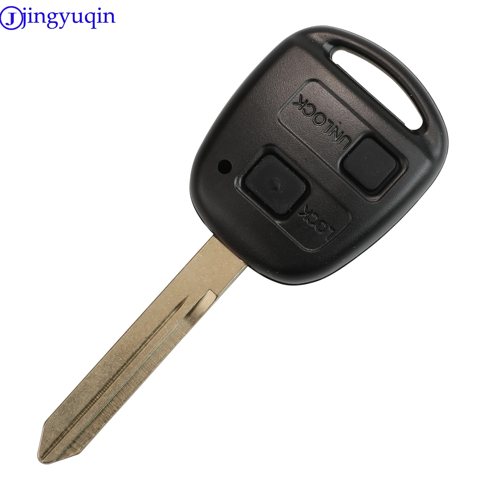 jingyuqin Replacement Car Key For Toyota Yaris Carina Corolla Avensis With Rubber Pad Remote Shell Case Cover Toy47 Blade