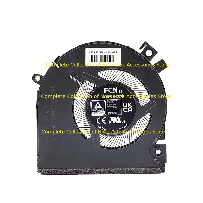 Image of ..Brandneuer Original-Laptop-CPU-Lüfter für Victus 8 15-FA FB TPN-Q278 TPN-Q279 N17903-001..