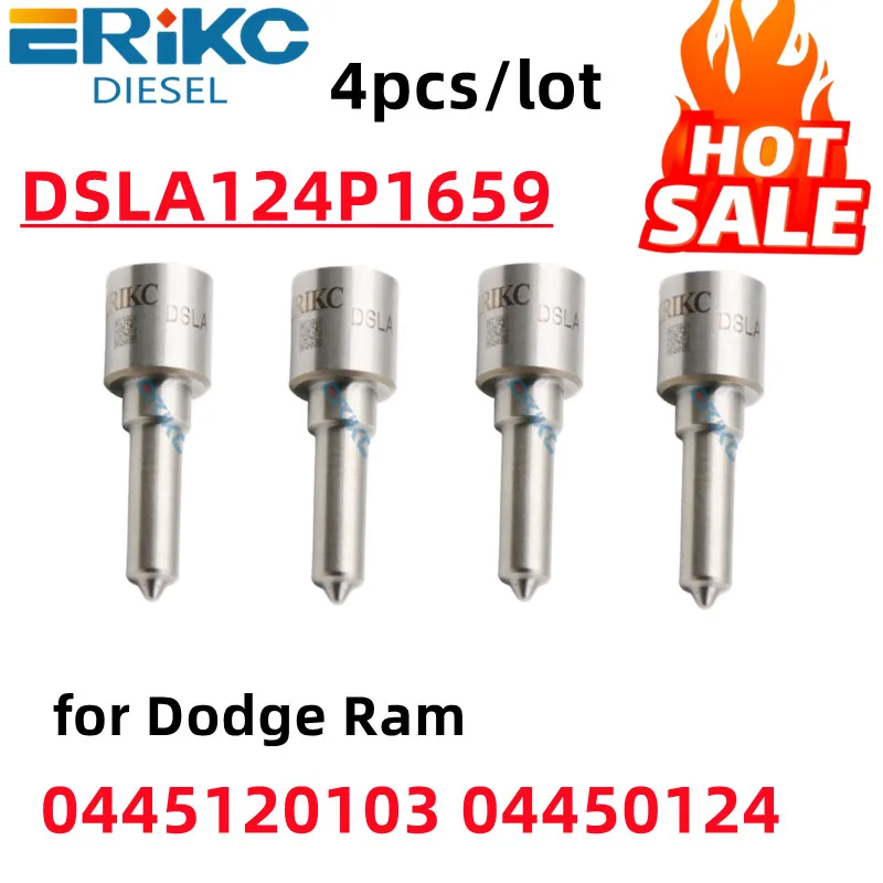 DSLA124P1659 (0 433 175 470 ) for FOR Dodge Ram Diesel 0445120103 04450124 0 445 120 103 0 445 120 124 Commmon Rail Nozzle 4pc