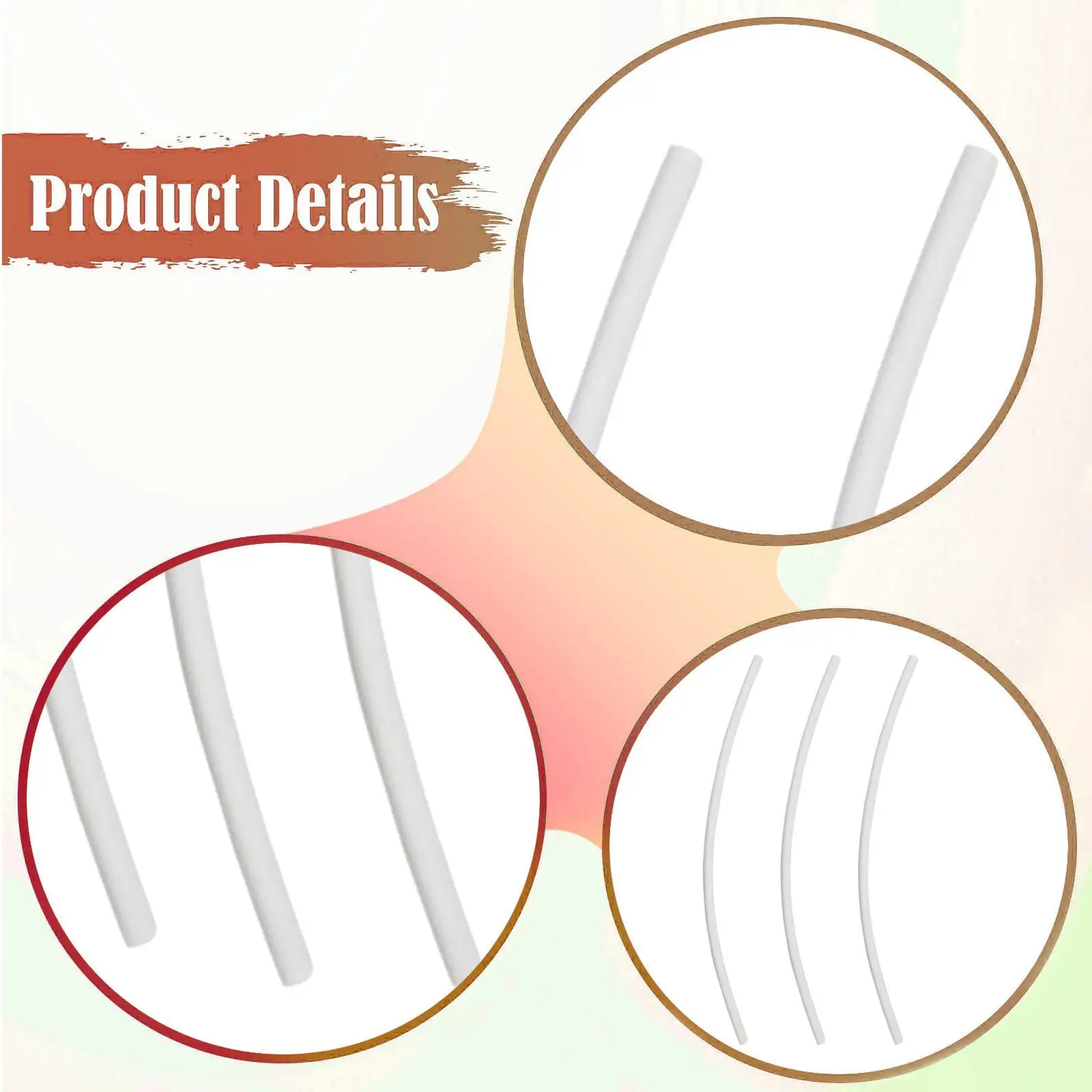 Rubber Toilet Refill Hose Tube 11.6 Inch Universal Water Pipe for Bathroom Tank Repair Part