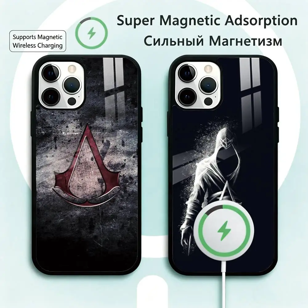 

A-Assassins G-Game Phone Case For iPhone17,16,15,14,13,12,11 Plus,Pro Magnetic Supports Magnetic Wireless Charging