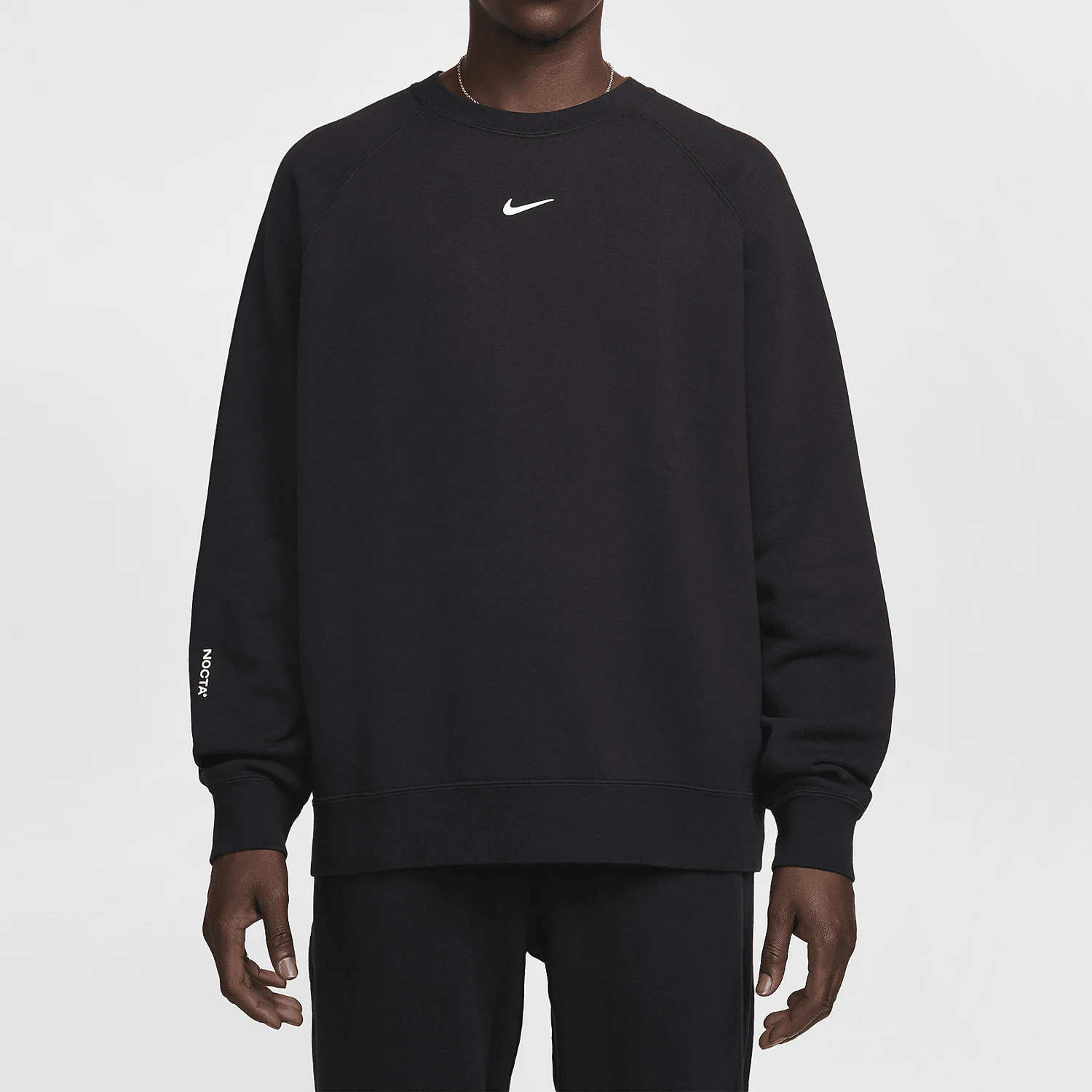 

Nike подлинный NOCTA мужской модный вязаный пуловер повседневная свободная толстовка с капюшоном FN8160-010