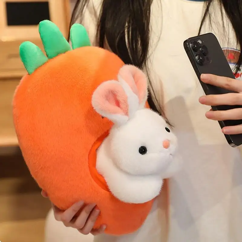 Coelhinho de pelúcia fofo macio coelho de pelúcia conforto bonecas animais e travesseiro para crianças adultos adolescentes meninos criança família aniversário