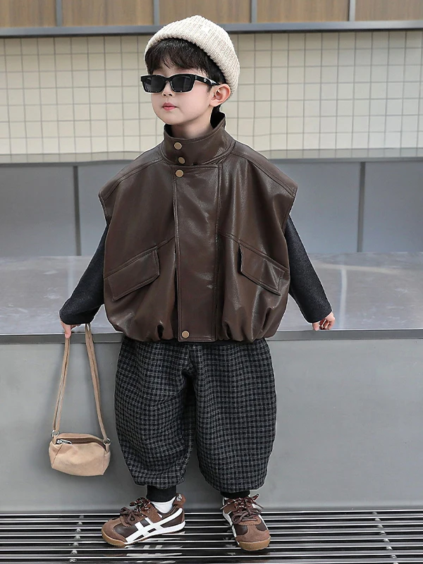 

Комплект детской одежды Thiened Fce: футболка и брюки для мальчиков, осенне-зимний, повседневный, теплый, модный, в уличном стиле, для детей