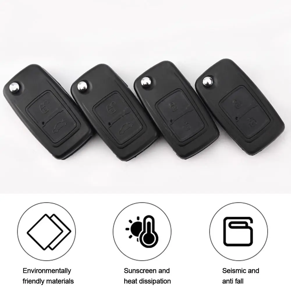 Uncut Blade Car Key Shell Folding 2 Buttons Remote Case Fob Flip Key Cover for Chery Tiggo A1 E5 A5 Fulwin Cowin Easter