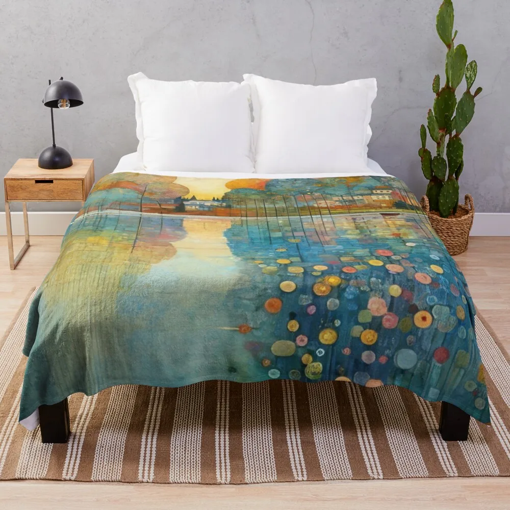 Kaoru Yamada Throw Blanket Comforter Decorative Beds Loose Multi-Purpose Blankets