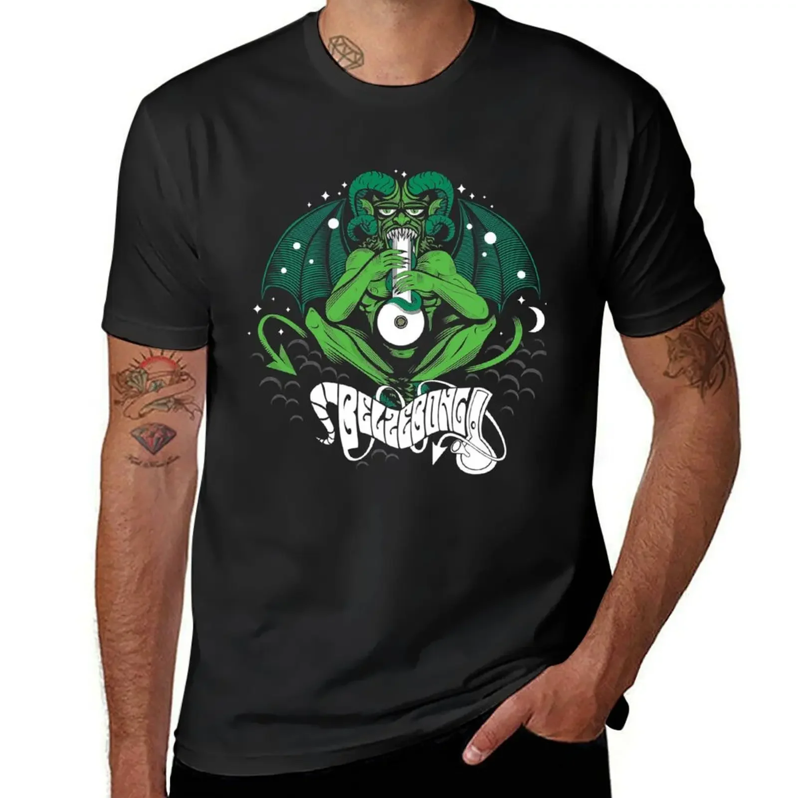 

Belzebong: Light the Darkness T-Shirt cute tops new edition hippie clothes oversized t shirts for men