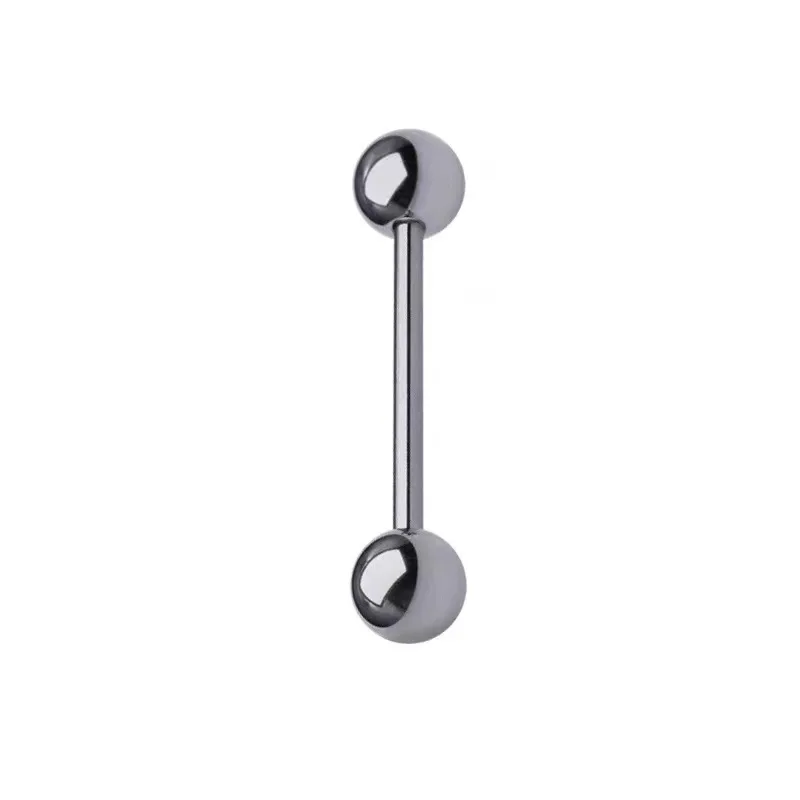 Stars Ball Tongue Rings Nipple Ring Retainer 14G Flexible Tongue Piercing Bar Nipple Barbell Jewelry for Men Women