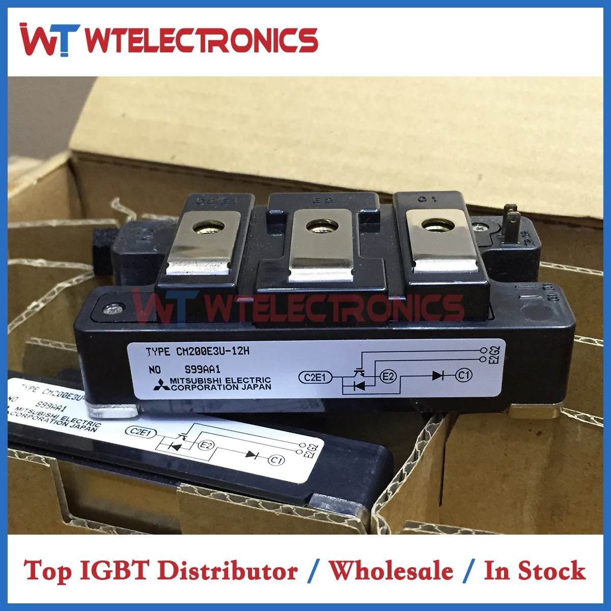 

Genuine CM200E3U-12H IGBT Module CM200E3U 12H