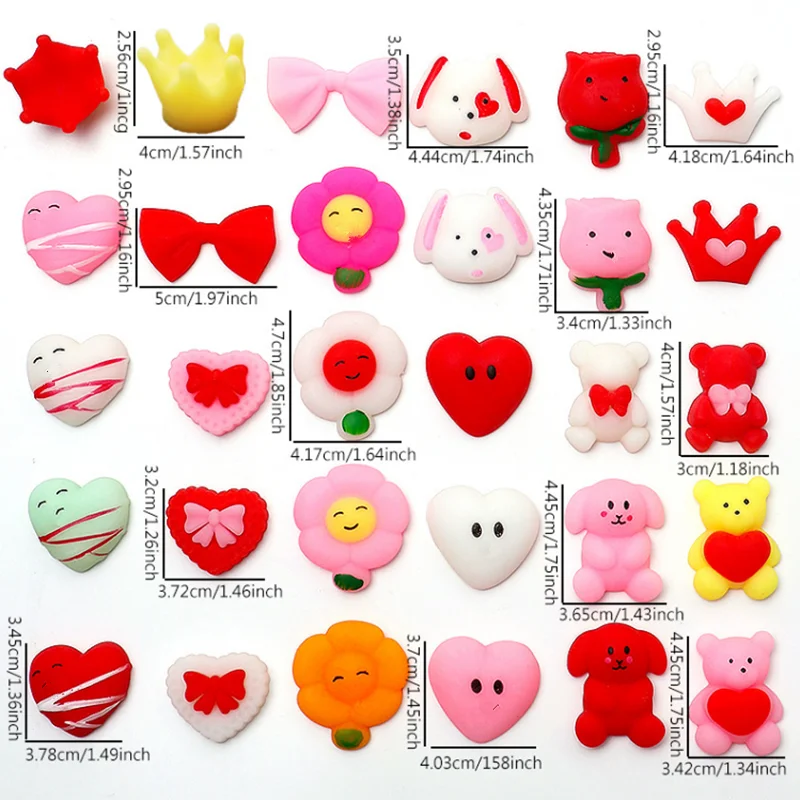 20 Sätze Valentinstag Squishy Spielzeug Squishies für Kinder Schulklasse Klassen zimmer Valentinstag Karten Geschenke Preise Party Gefälligkeiten – Detail 10
