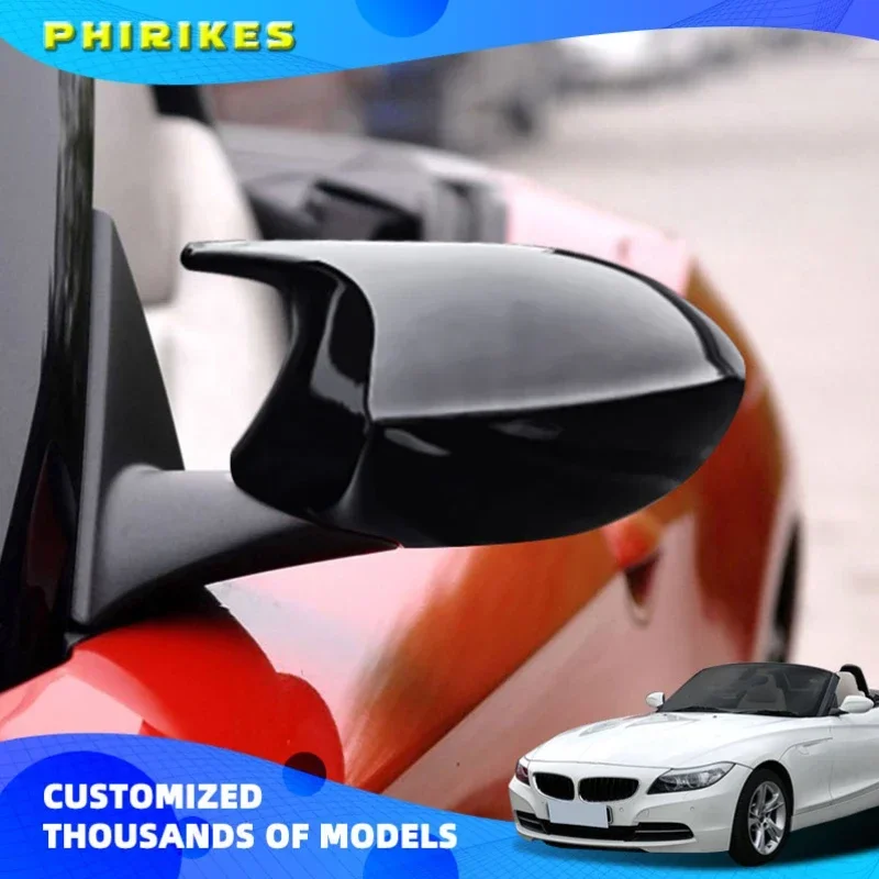 

1 pair High Quality E89 Car Wing Side Rearview Mirror Cover Cap Shell Replacement For BMW E89 Z4 2009-2015 M Style Horn Shape