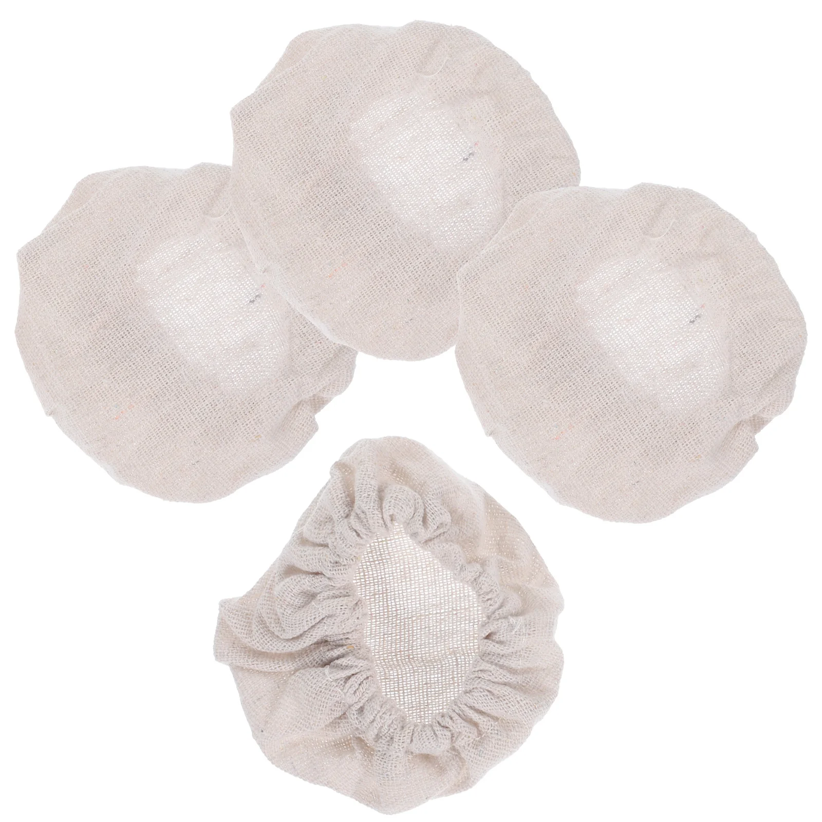 

4Pcs Fermentation Jar Cloth Caps Reusable Breathable Covers Multipurpose Jar Lid Replacement for Sourdough Starter Canning