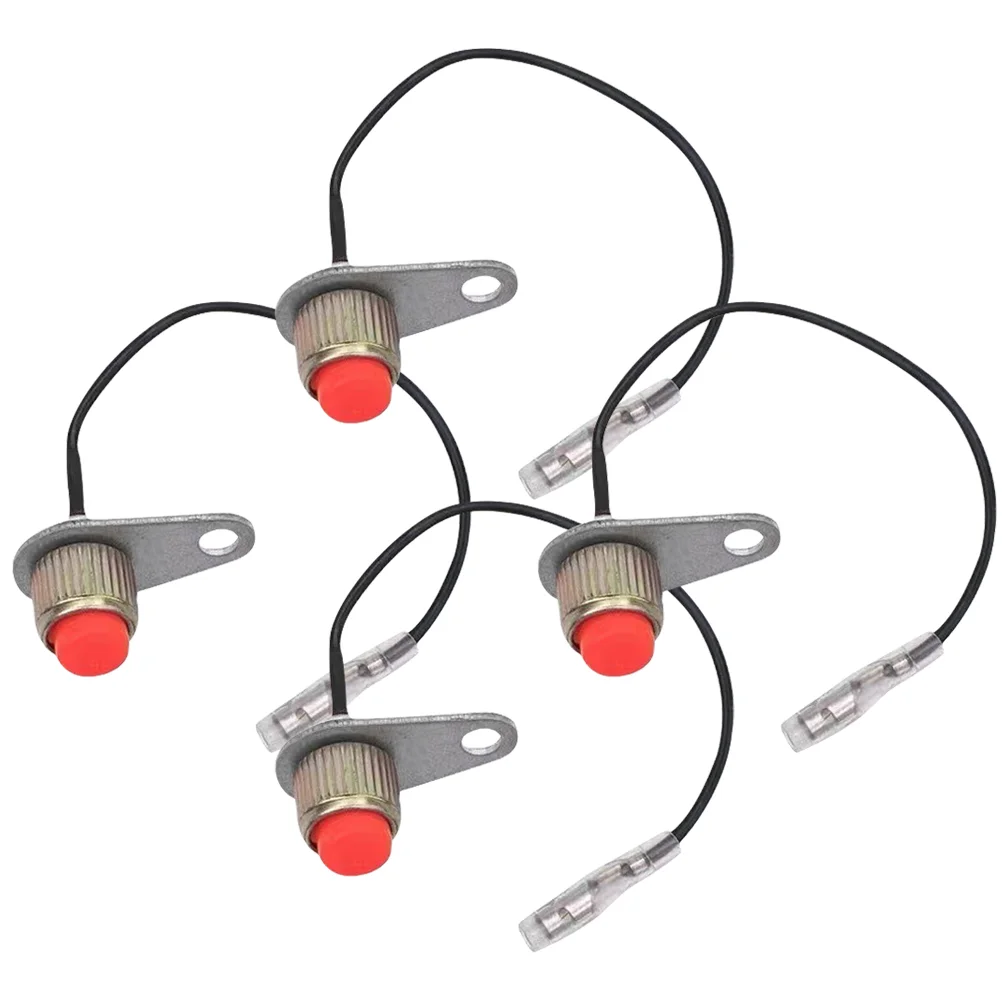 4 Pcs Power Supply Mower Stop Protective Control Ignition Switch Abs Trimming off