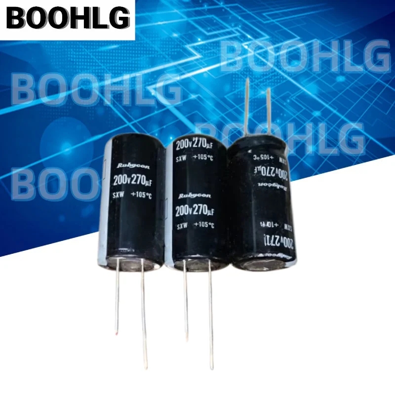 5 uds condensador electrolítico 200V 270UF 18X35 SXW reemplaza 200V 220UF 105 grados