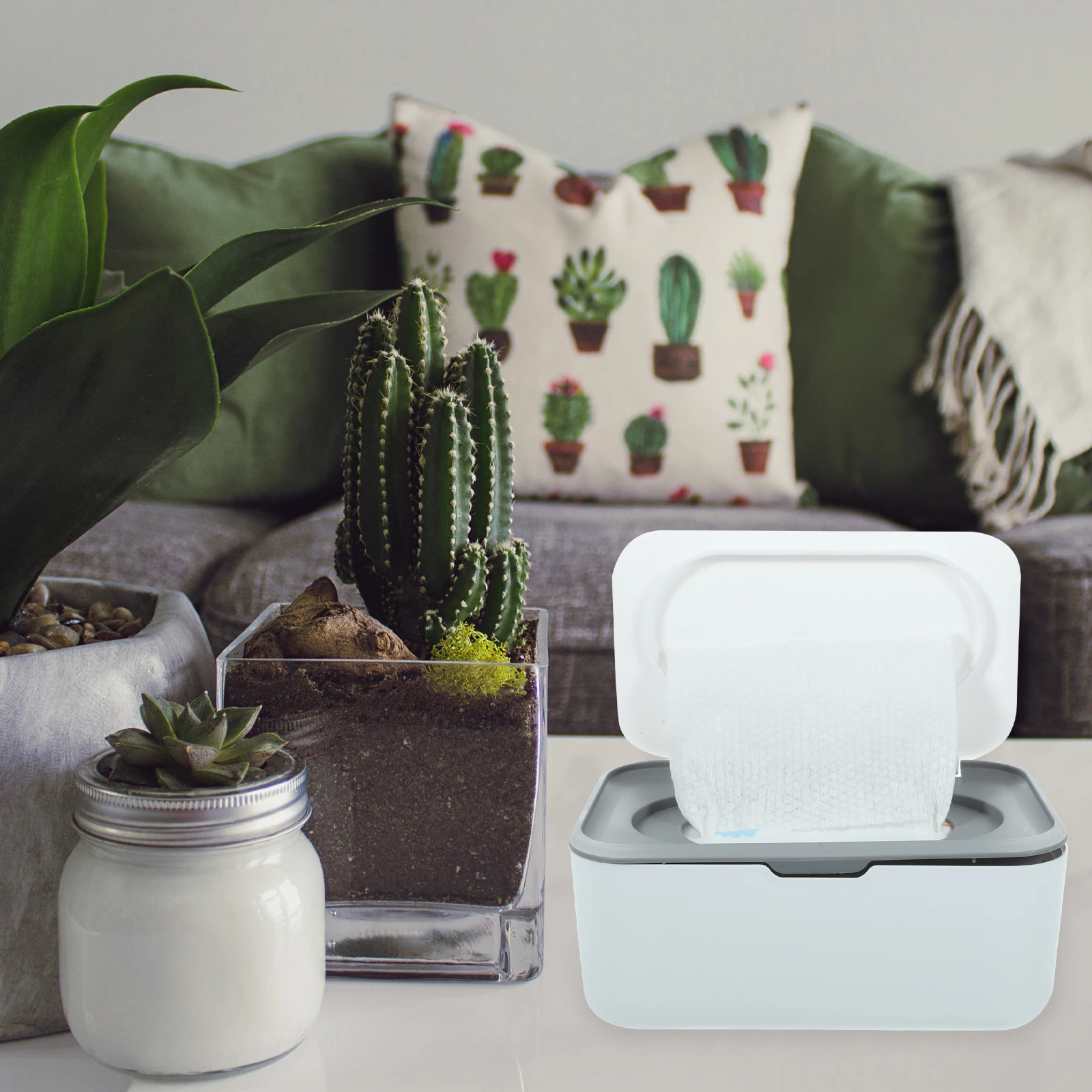 

Tissue Box Wet Wipes Holder Paper Towel Dispenser Simple Storage Cover Organiser Compact High Value Dust Proof