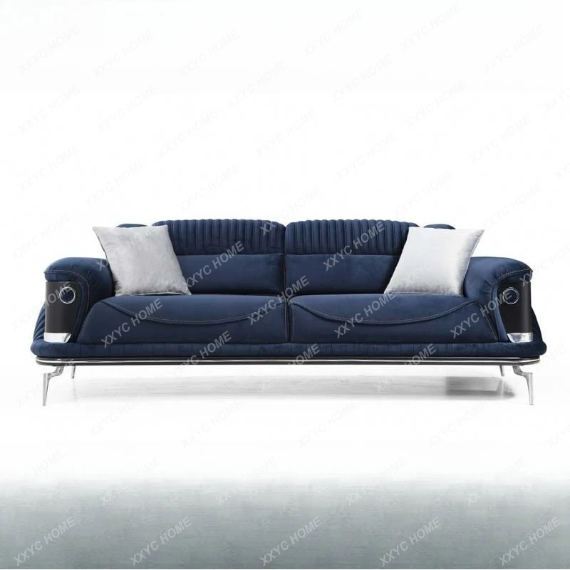 

Турецкий диван из ткани для отдыха, легкий роскошный металлический диван для гостиной