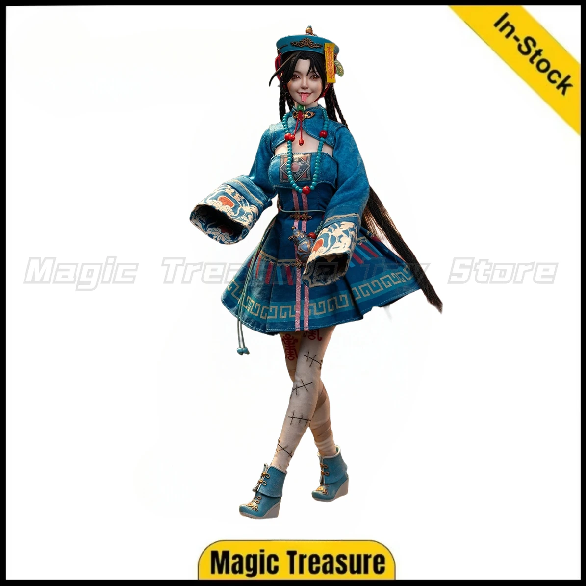 

【In Stock 】Original LS2025-01 1/6 Lolita Little Zombie Lolita (Xiao Ai Cos Uniform) 1/6 Scale Figures Animation Ornaments Gifts
