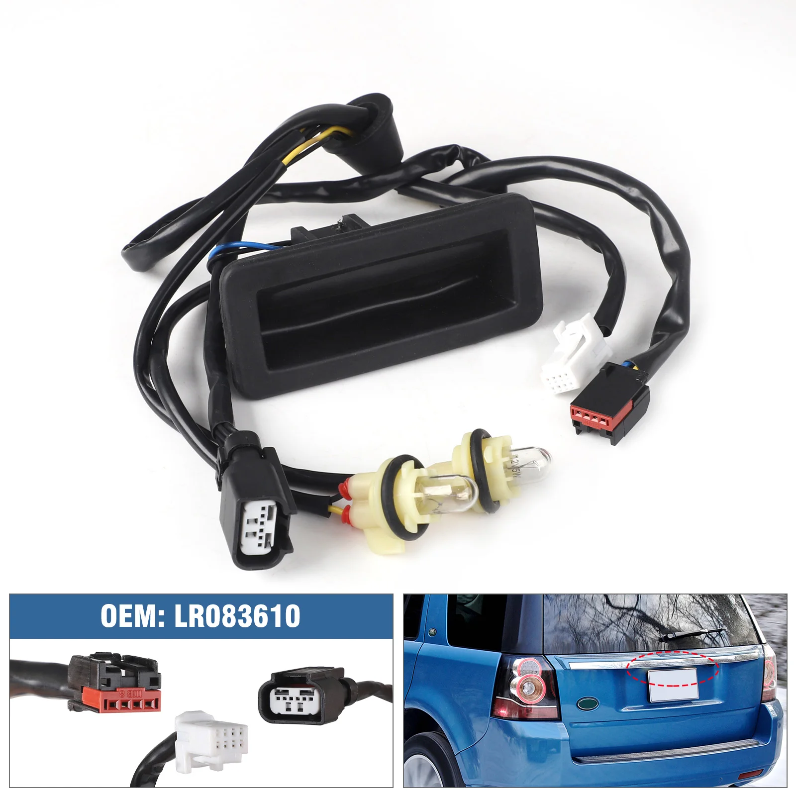 

For Land Rover LR2 Freelander 2 13-14 Tailgate Boot Switch Button Car Auto Rear Trunk Lock Handle Release Switch Button LR083610