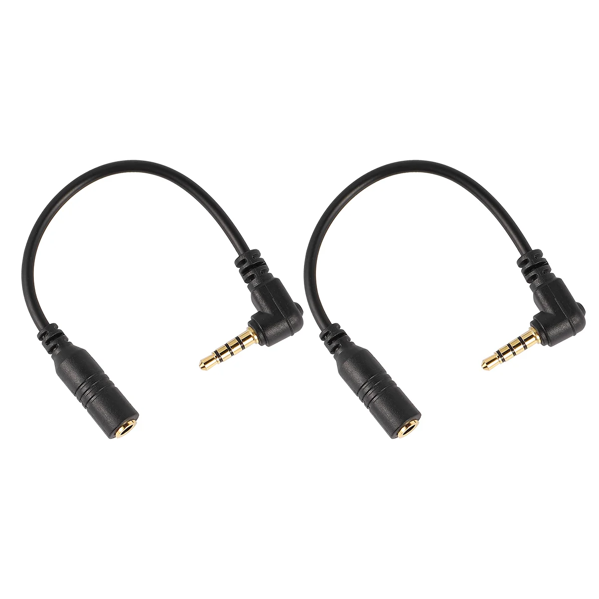 

2 PCS Microphone Adapter Cable for Tablet 35mm TRS to TRRS Female Dedicated Camera Stereo