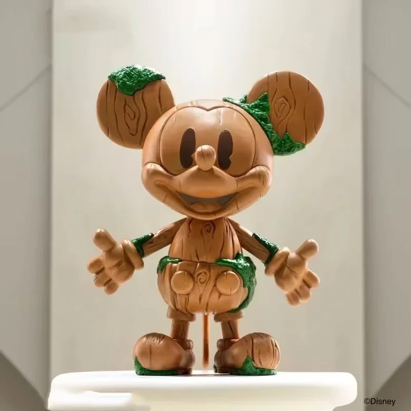 Disney Mickey Mouse Genuine Blind Box Curious Boundless Series Mysterious Surprise Box Figure Pvc 100th Anniversary Doll Toys