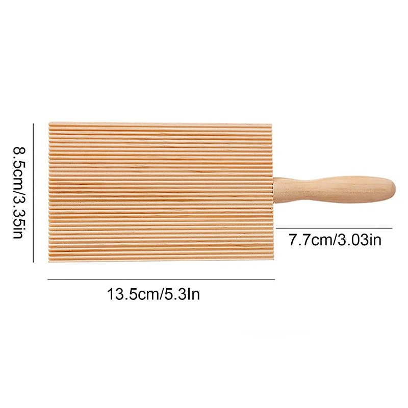 1Pcs Noodles Wooden Butter Table Easily Make Authentic Homemade Pasta Gnocchi And Non-stick Butter Pasta Plate Cooking Tools