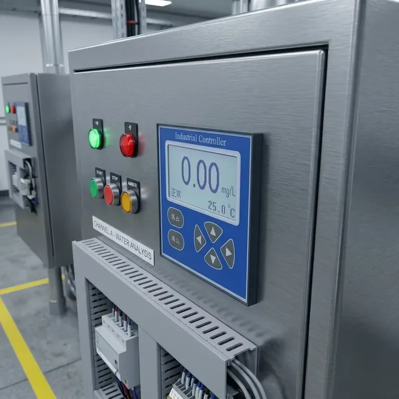 Digital online residual chlorine monitor, continuous residual chlorine analyzer for drinking water and swimming pools