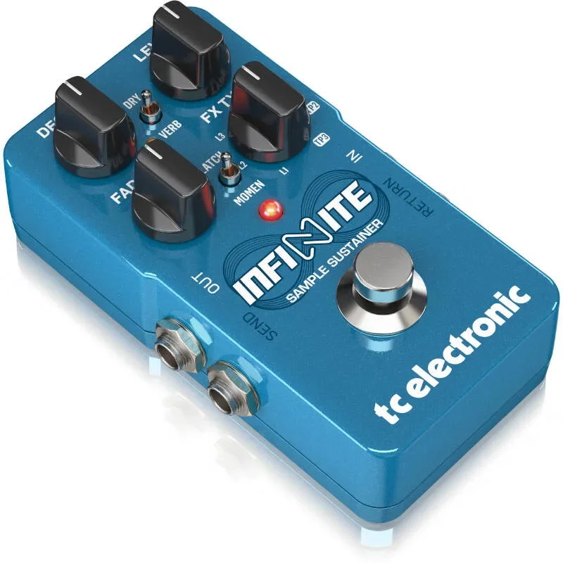 

Genuine Wholesale TC ELECTRONICS INFINITE SAMPLESUSTAINER Electric Guitar Bass Distortion Single Block Offers Guitar Effect