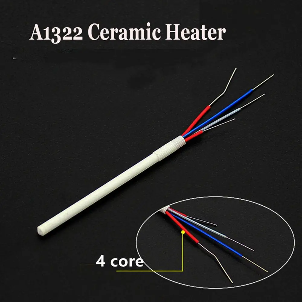 

1/2pcs 24V 60W Soldering Iron Tools Soldering Station Replacement Heating Element Welding Equipment A1322 Ceramic Heater