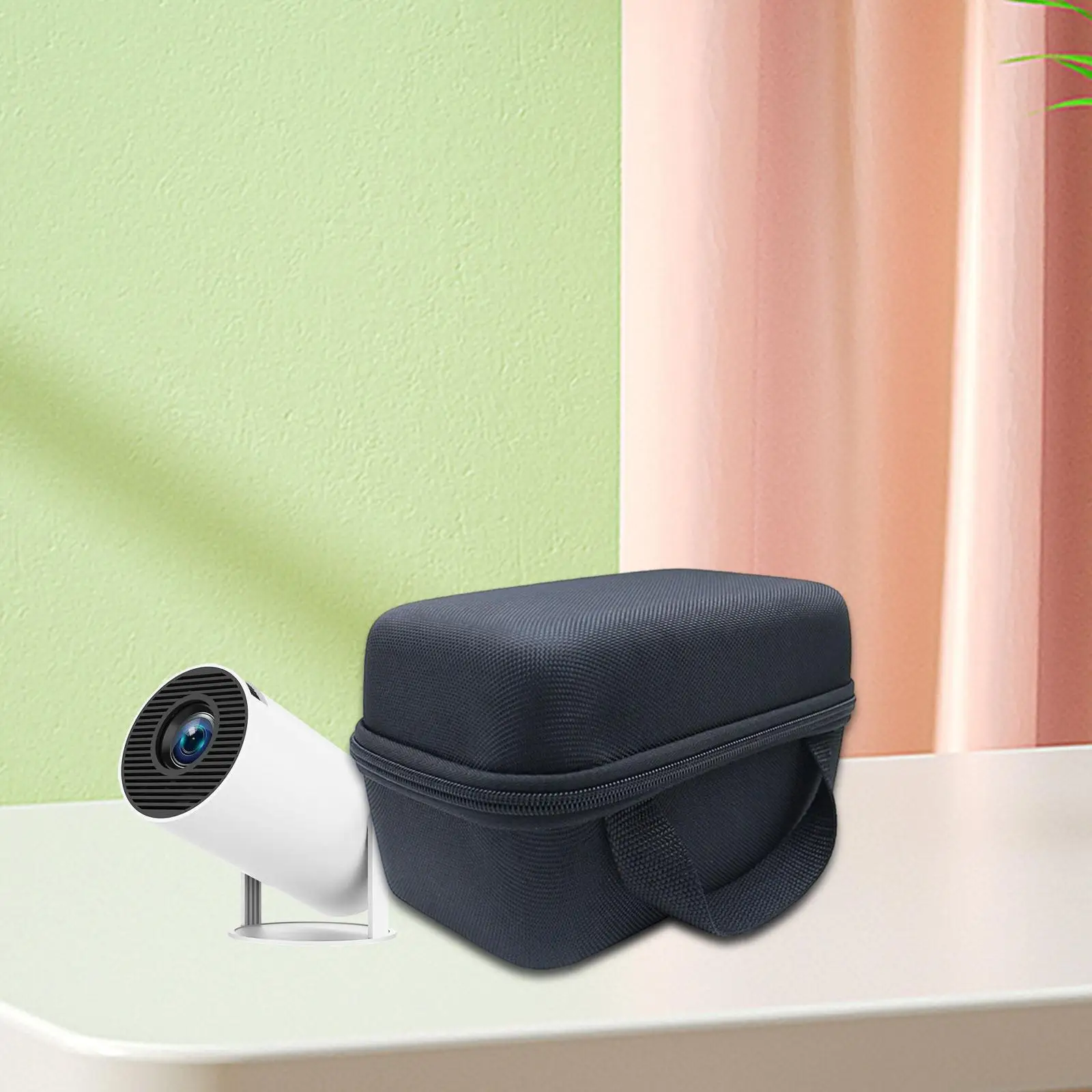 

Projector Travel Bag Shock Resistant 22x12.5x12.5cm Versatile Hard EVA Shell Dustproof Storage Pouch for Hy320 Mini Accessory