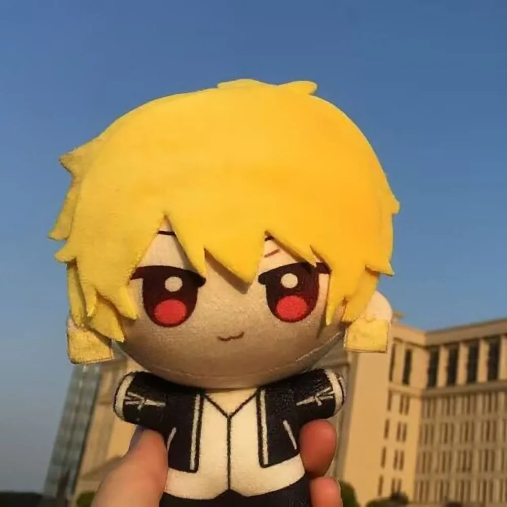 10cm Fate Gilgamesh Stuffed Doll Keychain Altria Pendragon Plush Toy Bag Birthday Anime Stuffed Doll Fans Christmas Gift